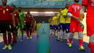 Brazil v Mozambique  FIFA Futsal World Cup 2016  Match Highlights [upl. by Darrej]