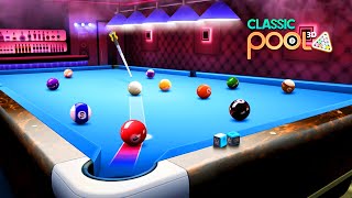 Classic Pool 3D 8 Ball Gameplay  Android Sports Game [upl. by Leiahtan]