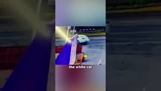 Unbelievable Moment Caught on Camera Faulty Barrier Drops onto Car [upl. by Joann]