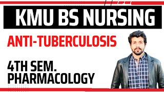 Antituberculosis Drugs  BSN KMU 4th SEM  pharmacology tuberculosis [upl. by Sophey]