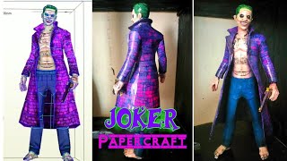 Joker Action Figure Papercraft  DC Suicide Squad [upl. by Fidellia]