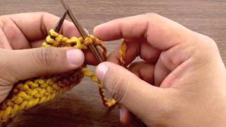 How to Knit How to Change Color When Knitting English Style [upl. by Boles599]