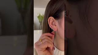 My Ear Piercings  Assolari Cartilage Earrings amp Ear Piercings [upl. by Naivaj]