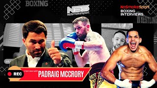 Padraig McCrory EXCLUSIVE Interview Ahead of His Showdown With Edgar Berlanga [upl. by Yasnil]