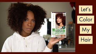 Clairol Natural Instincts quotMedium Auburnquot Review  FAIL  Dying Natural Hair  Angelles Life [upl. by Nedah15]