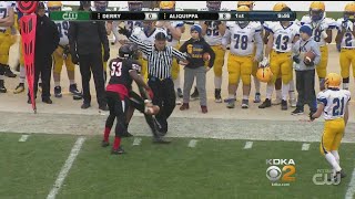 High School Football WPIAL Championships Aliquippa Vs Derry [upl. by Crescen194]