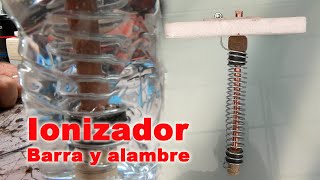 Ionizador casero con barra de cobre y alambre galvanizado [upl. by Lebiralc831]