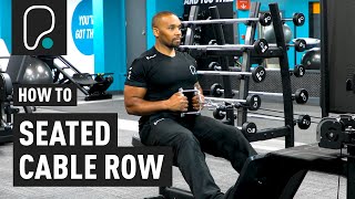 How To Do A Seated Cable Row [upl. by Norvall]