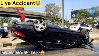 Mercedes benz Total Loss😰 [upl. by Dlaregztif]