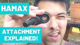 How to Attach a HAMAX Bike Trailer to ANY Bike Disc Brakes ThruAxle Quick Release Dropouts [upl. by Fabe]