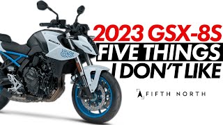 2023 SUZUKI GSX8S  Five Things I Dont Like [upl. by Kirschner]