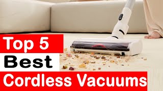 Top 5 Best Cordless Vacuums Review 2024 [upl. by Grosmark]