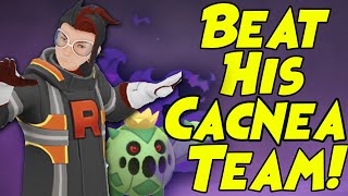 How to Beat ARLO New Cacnea Team in Pokemon GO [upl. by Terrej]