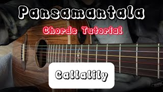 Pansamantala  Callalily Acoustic Chords Tutorial [upl. by Jacinda]