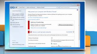 Windows® 7 How to turn off the security on Windows® 7based PC [upl. by Htennek846]