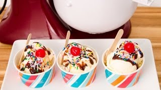 How to Make Ice Cream with KitchenAid Ice Cream Attachment from Cookies Cupcakes and Cardio [upl. by Past]