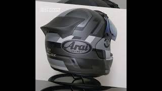 ARAI QUANTIC  ASTRO GX FACE BLACK [upl. by Dlonyar]