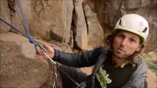 How to belay directly off the anchor using an ATC Guides belay [upl. by Deys]