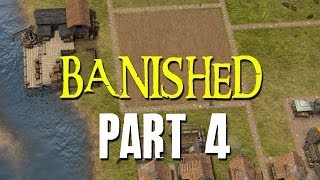 Banished Gameplay Walkthrough Part 4  TRADING POST [upl. by Nibbs]