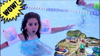 أضخم وأخطر حديقة مائية في النرويج  Water Park Pool Jumps Fun [upl. by Goggin]