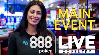 888poker LIVE Coventry  MAIN EVENT Day 2 [upl. by Otxis]