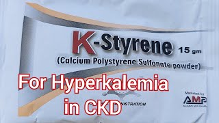 KStyrene Calcium Polystyrene Sulfonate in the Treatment of Hyperkalemia in Chronic Kidney Disease [upl. by Sulienroc]