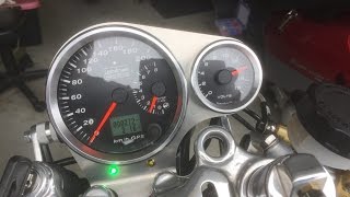 XS1100 Cafe Racer  GPS Speedo Update Waterproofing [upl. by Aynwad]