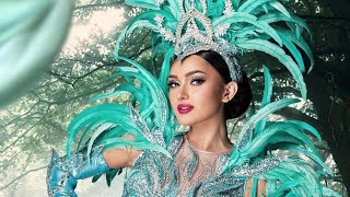 Ahtisa Manalo  National Costume  Miss Universe Philippines Quezon Province 2024 [upl. by Zeke]