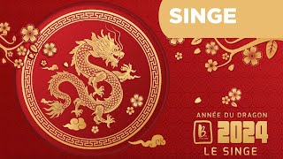 Horoscope chinois 2024  le signe du Singe astrologie 2024 année du Dragon de bois [upl. by Brittain]