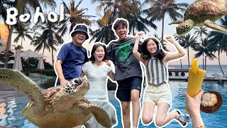 Bohol Vlog 15년 만의 해외 가족여행 to 보홀 🐬🐢⛱ [upl. by Atiuqin884]