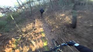 Downhill Area at Allaire State Park Mountain Bike Trails in New Jersey [upl. by Ybbor]