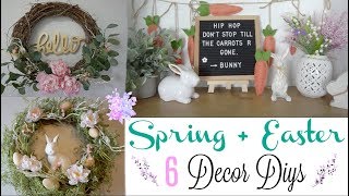 DIY SPRING DECOR IDEAS  TRANSITIONAL DECOR  Momma from scratch [upl. by Octavian]