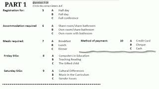 Conference Registration Form With Answers  IELTS LISTENING SECTION1 [upl. by Feerahs195]