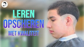 AlemTheBarber Tutorials  ZELF LEREN KNIPPEN LEER KWALITEIT OPSCHEREN [upl. by Nylegna]