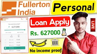 fullerton india 627000 loan offer  fullerton india personal loan kaise le  fullerton india [upl. by Attenad152]