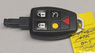 Volvo S40 C30 V50 C70 Key Fob Battery Replacement 20042012 [upl. by Yatnod649]