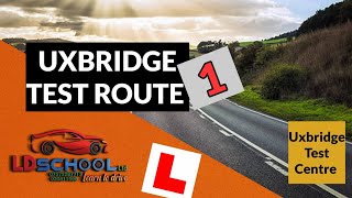 Driving Test Route Uxbridge Test Route [upl. by Enneire304]