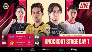 LIVE  DAY 1  M5 World Championship Knockout Stage  ENG [upl. by Htenek]