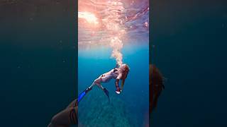 🖤 underwater freediver freediving sunset asmr asmrsounds satisfyingsounds [upl. by Neemsaj]