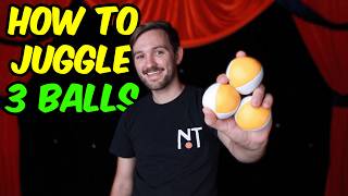 3 Ball Juggling Tutorial Step by Step Instructions [upl. by Lolly]