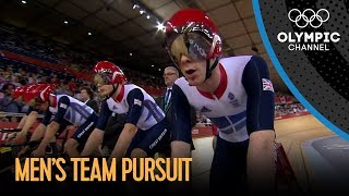 Team GB Set New Team Pursuit World Record  London 2012 Olympics [upl. by Broddie238]