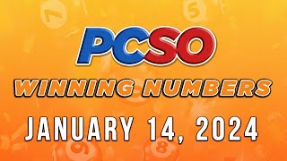 P49M Jackpot Ultra Lotto 658 2D 3D and Superlotto 649  January 14 2024 [upl. by Kinelski]