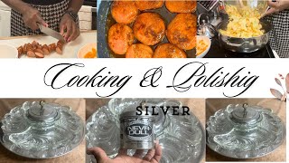 Cook With Me Cooking Dinner  Polishing Silver  ￼Antique Finds [upl. by Ernald924]