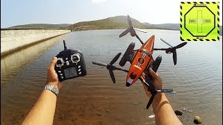 Review del Drone anfibio y tierra TRIPHIBIAN  DRONEPEDIA [upl. by Trebla]