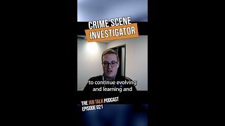 Clip How do you become a CRIME SCENE INVESTIGATOR View full episode [upl. by Marolda718]