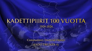 KADETTIPIIRIT 100 VUOTTA 19242024 SEMINAARI [upl. by Eisdnil]