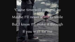 Will You Wait For Me by Gareth Gates w lyrics [upl. by Balcke]