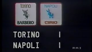 Torino CalcioNapoli 11 del 31101982 Diaz Borghi [upl. by Yancey]