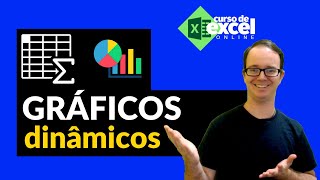 GRÁFICOS DINÂMICOS  Vamos Aprender sobre Gráficos Dinâmicos no EXCEL [upl. by Karole]