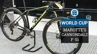 Maxime Marottes Cannondale FSi  Lefty Ocho Equipped Lightweight Build [upl. by Molli]